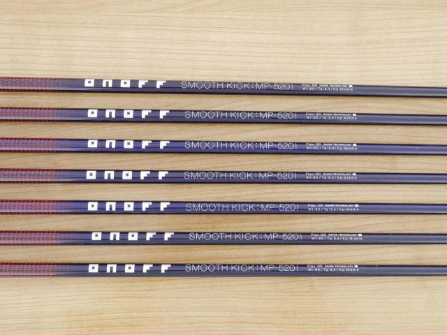 Iron set : Daiwa : ชุดเหล็ก Daiwa OnOff AKA (ออกปี 2021 หน้าเด้ง Maraging ยืดยุบได้ ตีง่าย นุ่ม ไกลมากๆ) มีเหล็ก 6-Pw,Aw,Sw (7 ชิ้น) ก้านกราไฟต์ Flex SR