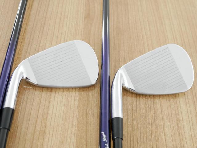 Iron set : Mizuno : ชุดเหล็ก Mizuno JPX EIII SV Hot Metal (ตัวท้อป ใบใหญ่ที่สุดของ Mizuno ตีง่ายมาก หน้าเด้ง ตีไกล) มีเหล็ก 6-Pw (5 ชิ้น) ก้านกราไฟต์ Flex R