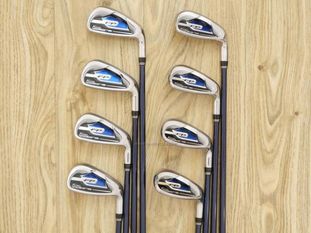 Iron set : Other Brand : ชุดเหล็ก Cobra FP (ใบใหญ่ ตีง่าย) มีเหล็ก 5-Pw,Aw,Sw (8 ชิ้น) ก้านกราไฟต์ Flex R
