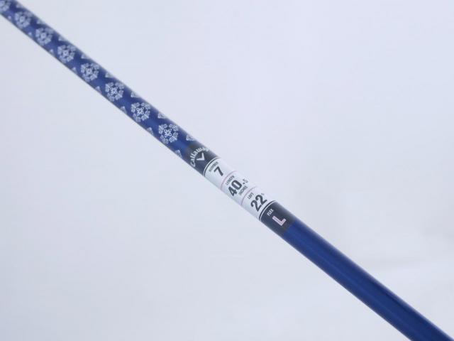 Lady club : All : หัวไม้ 7 Callaway Paradym MAX FAST (รุ่นปี 2023 Japan Spec.) Loft 22 ก้าน Mitsubishi ELDIO 40 Flex L