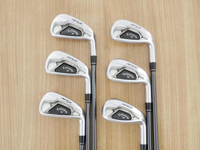 Iron set : Callaway : ชุดเหล็ก Callaway APEX DCB Forged (ปี 2022) มีเหล็ก 5-Pw (6 ชิ้น) ก้านกราไฟต์ Mitsubishi Diamana 55 Flex R