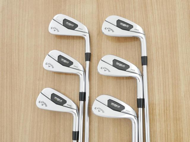 Iron set : Callaway : ชุดเหล็ก Callaway Rogue ST Pro (ออกปี 2022 คม นุ่ม แน่นมาก) มีเหล็ก 5-Pw (6 ชิ้น) ก้านเหล็ก Dynamic Gold 95 S200