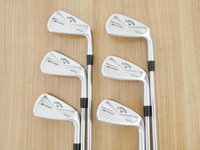 Iron set : Callaway : ชุดเหล็ก Callaway X Forged Star (ออกปี 2024) มีเหล็ก 5-Pw (6 ชิ้น) ก้านเหล็ก NS Pro Zelos 6 Flex R