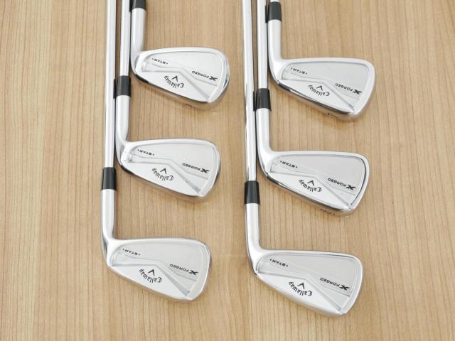 Iron set : Callaway : ชุดเหล็ก Callaway X Forged Star (ออกปี 2024) มีเหล็ก 5-Pw (6 ชิ้น) ก้านเหล็ก NS Pro Zelos 6 Flex R