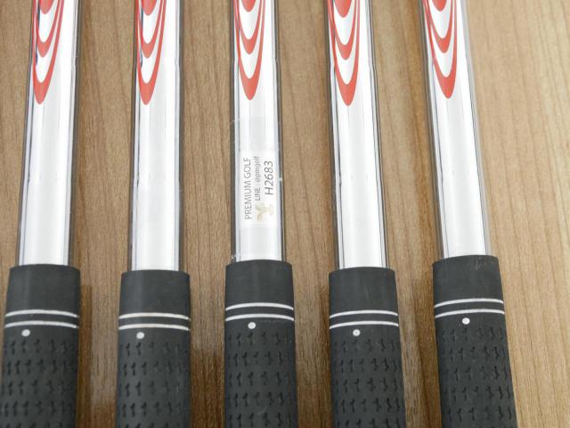 Iron set : PRGR : ชุดเหล็ก PRGR 01 Forged (Titanium Core ปี 2021) มีเหล็ก 5-Pw (6 ชิ้น) ก้านเหล็ก NS Pro Modus 105 Flex S