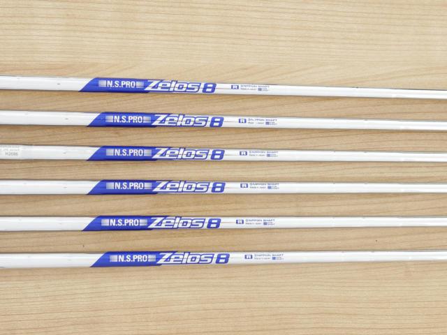 Iron set : Epon : ชุดเหล็ก EPON EF-02I Forged (ออกปี 2022 ใบใหญ่ ตีง่าย ไกล) มีเหล็ก 6-Pw,Aw (6 ชิ้น) ก้านเหล็ก NS Pro Zelos 8 Flex R