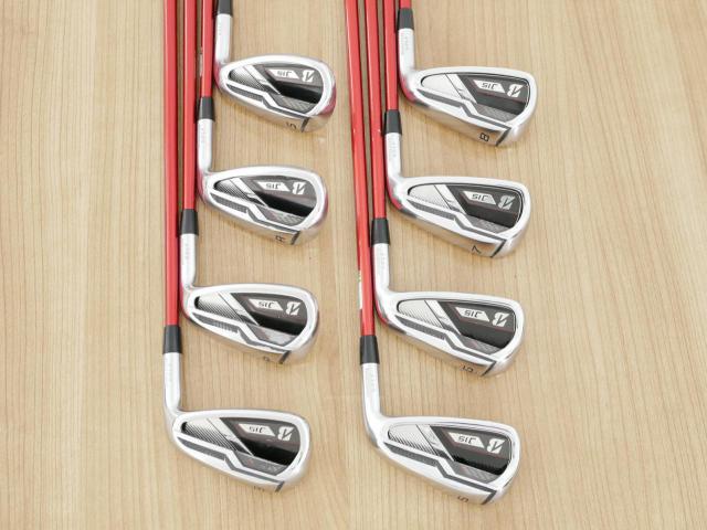 Iron set : Bridgestone : ชุดเหล็ก Bridgestone J15 (ตีง่าย ไกล) มีเหล็ก 5-Pw,Aw,Sw (8 ชิ้น) ก้านกราไฟต์ Tour AD Flex S