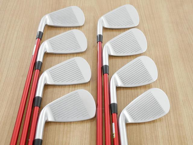Iron set : Bridgestone : ชุดเหล็ก Bridgestone J15 (ตีง่าย ไกล) มีเหล็ก 5-Pw,Aw,Sw (8 ชิ้น) ก้านกราไฟต์ Tour AD Flex S