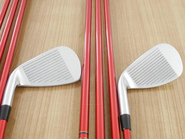 Iron set : Bridgestone : ชุดเหล็ก Bridgestone J15 (ตีง่าย ไกล) มีเหล็ก 5-Pw,Aw,Sw (8 ชิ้น) ก้านกราไฟต์ Tour AD Flex S