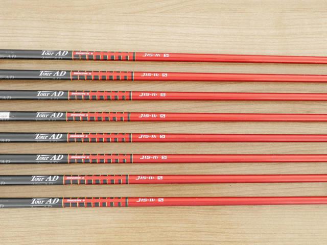 Iron set : Bridgestone : ชุดเหล็ก Bridgestone J15 (ตีง่าย ไกล) มีเหล็ก 5-Pw,Aw,Sw (8 ชิ้น) ก้านกราไฟต์ Tour AD Flex S