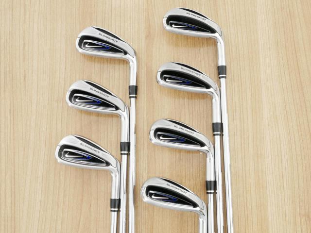 Iron set : Other Brand : ชุดเหล็ก Nike Slingshot (ใบใหญ่ ตีง่าย) มีเหล็ก 5-Pw,Sw (7 ชิ้น) ก้านเหล็ก Flex S