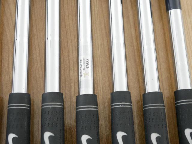 Iron set : Other Brand : ชุดเหล็ก Nike Slingshot (ใบใหญ่ ตีง่าย) มีเหล็ก 5-Pw,Sw (7 ชิ้น) ก้านเหล็ก Flex S
