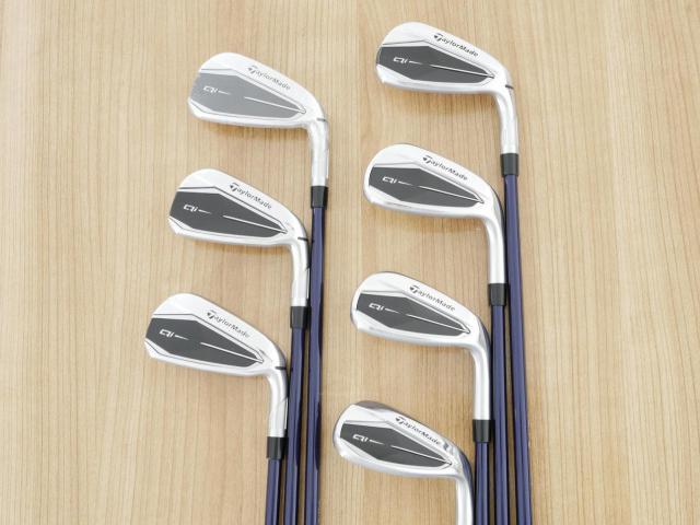 Iron set : Taylormade : ชุดเหล็ก Taylormade Qi (ออกปี 2024 Japan Spec.) มีเหล็ก 5-Pw,Sw (7 ชิ้น) ก้านกราไฟต์ Mitsubishi Diamana TM60 Flex S