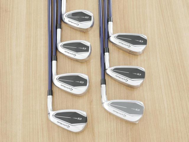 Iron set : Taylormade : ชุดเหล็ก Taylormade Qi (ออกปี 2024 Japan Spec.) มีเหล็ก 5-Pw,Sw (7 ชิ้น) ก้านกราไฟต์ Mitsubishi Diamana TM60 Flex S