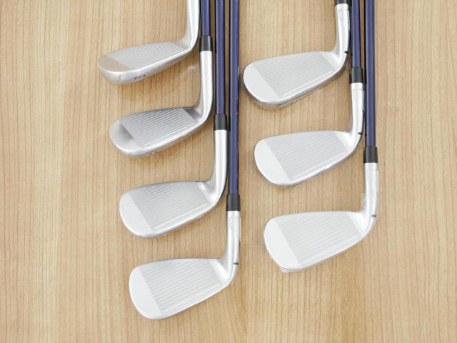 Iron set : Taylormade : ชุดเหล็ก Taylormade Qi (ออกปี 2024 Japan Spec.) มีเหล็ก 5-Pw,Sw (7 ชิ้น) ก้านกราไฟต์ Mitsubishi Diamana TM60 Flex S