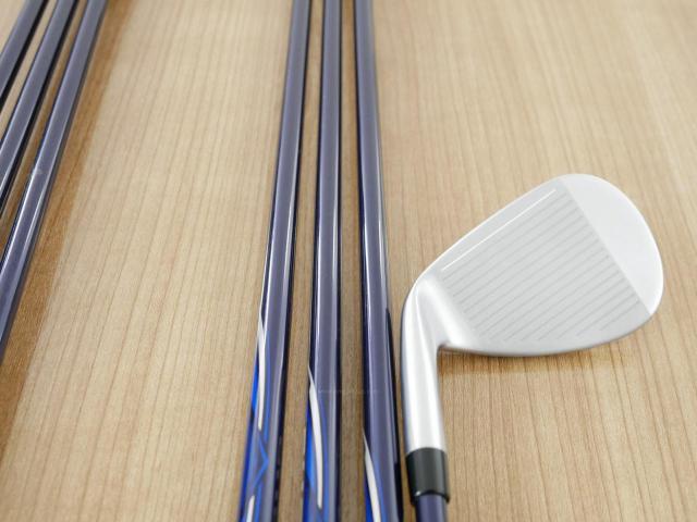 Iron set : Taylormade : ชุดเหล็ก Taylormade Qi (ออกปี 2024 Japan Spec.) มีเหล็ก 5-Pw,Sw (7 ชิ้น) ก้านกราไฟต์ Mitsubishi Diamana TM60 Flex S
