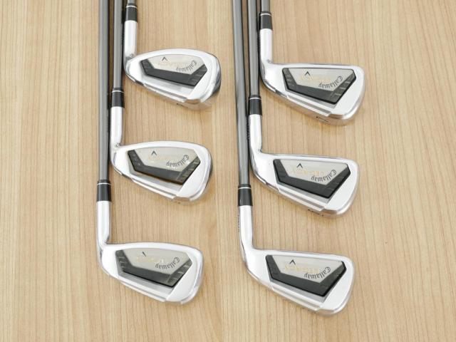 Iron set : Callaway : ชุดเหล็ก Callaway Legacy V (Forged) มีเหล็ก 5-Pw (6 ชิ้น) ก้านกราไฟต์ Flex SR