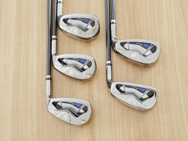 Iron set : Maruman : ชุดเหล็ก Maruman Majesty Royal Black (รุ่นท๊อปสุด ตีง่าย เด้ง ไกลมากๆ) มีเหล็ก 7-10,Pw (5 ชิ้น ระยะเทียบเท่า 6-Pw) ก้านกราไฟต์ Flex R