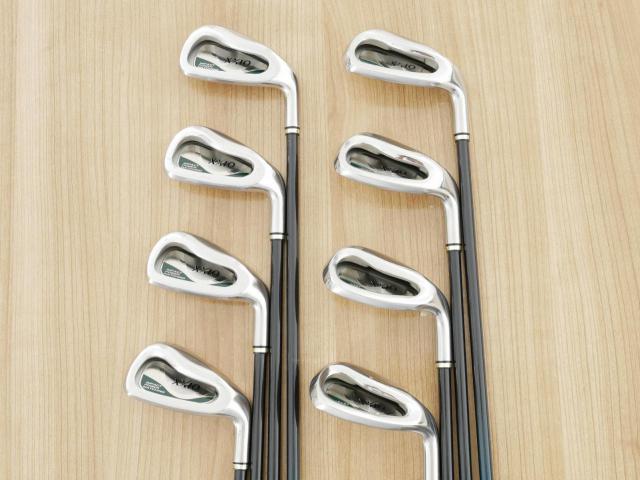 Iron set : XXIO : ชุดเหล็ก XXIO Impact Power Matching 5 มีเหล็ก 5-Pw,Aw,Sw (8 ชิ้น) ก้านกราไฟต์ MP-400 Flex R