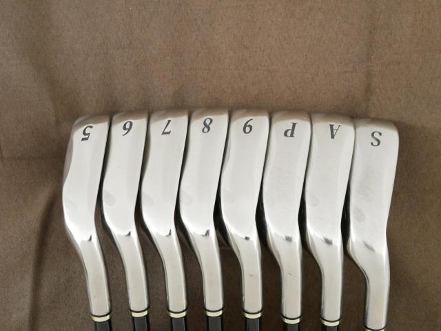 Iron set : XXIO : ชุดเหล็ก XXIO Impact Power Matching 5 มีเหล็ก 5-Pw,Aw,Sw (8 ชิ้น) ก้านกราไฟต์ MP-400 Flex R