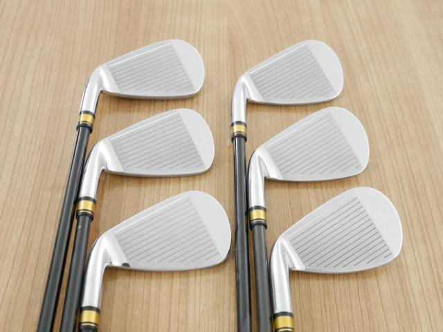 Iron set : Yonex : ชุดเหล็ก Yonex Royal E-Zone (รุ่นท๊อปสุด ก้านดีมาก หน้าเด้ง ตีไกลสุดๆ) มีเหล็ก 6-Pw,Aw (6 ชิ้น) ก้านกราไฟต์ NANOPREME Flex R