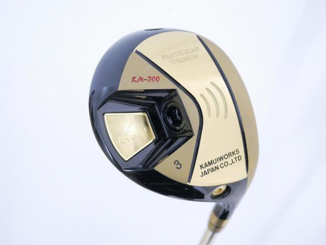 Fairway Wood : Kamui : หัวไม้ 3 Kamuiworks KM-300 (หน้าเด้ง มีสปริงข้างใน หายากมาก) Loft 15 ก้าน Mitsubishi Bassara GG33 Flex R