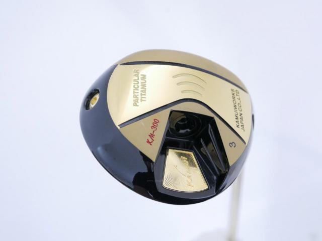 Fairway Wood : Kamui : หัวไม้ 3 Kamuiworks KM-300 (หน้าเด้ง มีสปริงข้างใน หายากมาก) Loft 15 ก้าน Mitsubishi Bassara GG33 Flex R