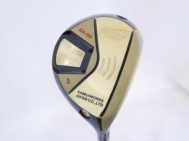 Fairway Wood : Kamui : หัวไม้ 3 Kamuiworks KM-300 (หน้าเด้ง มีสปริงข้างใน หายากมาก) Loft 15 ก้าน Mitsubishi Bassara GG33 Flex R