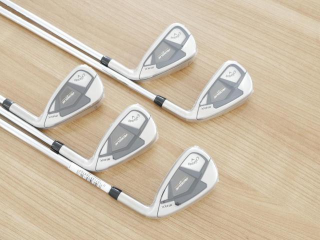 Iron set : Callaway : **ของใหม่ ยังไม่แกะพลาสติก** ชุดเหล็ก Callaway Rogue ST Max (ออกปี 2022 ตีง่าย ไกลมาก) มีเหล็ก 6-Pw (5 ชิ้น) ก้านเหล็ก XP95 S300