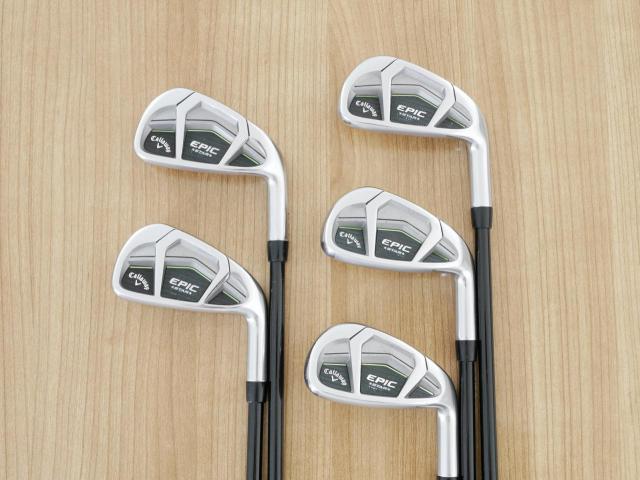 Iron set : Callaway : ชุดเหล็ก Callaway EPIC Star (ปี 2018 หน้าเด้ง โกงองศา ตีไกลมากๆ) มีเหล็ก 6-Pw (5 ชิ้น) ก้านกราไฟต์ Fujikura Speeder Evolution Flex R