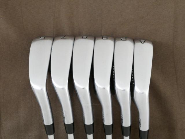 Iron set : PRGR : ชุดเหล็กกระเทย PRGR NEW Egg Forged (รุ่นปี 2020 ตีง่ายและไกลมากๆ เด้งสุดๆ COR 0.82) มีเหล็ก 6-Pw,Aw (6 ชิ้น) ก้านเหล็ก Dynamic Gold 105 S200