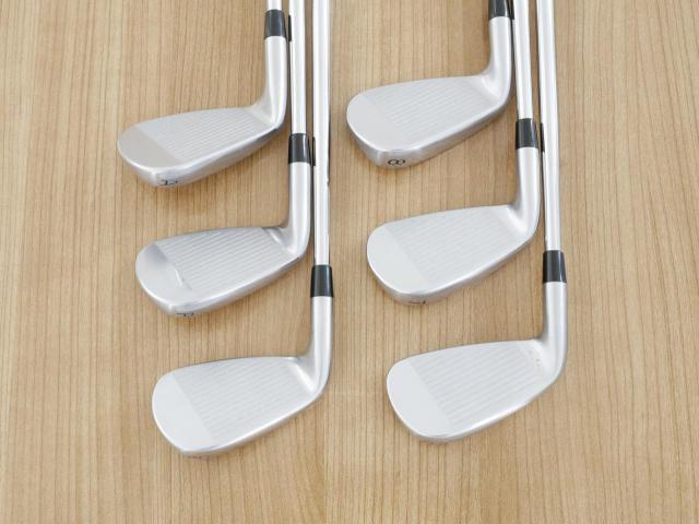 Iron set : PRGR : ชุดเหล็กกระเทย PRGR NEW Egg Forged (รุ่นปี 2020 ตีง่ายและไกลมากๆ เด้งสุดๆ COR 0.82) มีเหล็ก 6-Pw,Aw (6 ชิ้น) ก้านเหล็ก Dynamic Gold 105 S200