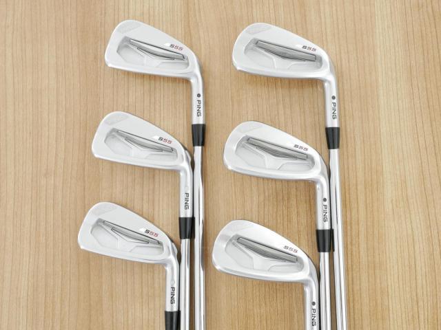 Iron set : Ping : ชุดเหล็ก Ping S55 มีเหล็ก 5-Pw (6 ชิ้น) ก้านเหล็ก NS Pro Modus 105 Flex S
