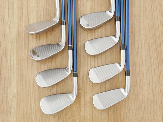 Iron set : Tsuruya : ชุดเหล็ก Tsuruya AXEL Dual Impact Z HM (หน้าเด้ง) มีเหล็ก 5-Pw,Aw,Sw (8 ชิ้น) ก้านกราไฟต์ Flex R