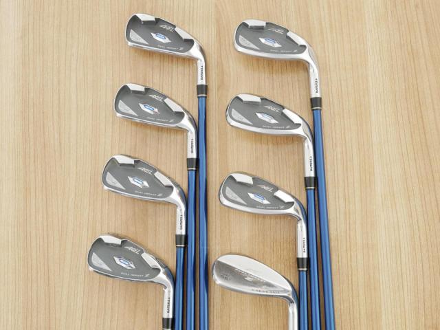 Iron set : Tsuruya : ชุดเหล็ก Tsuruya AXEL Dual Impact Z HM (หน้าเด้ง) มีเหล็ก 5-Pw,Aw,Sw (8 ชิ้น) ก้านกราไฟต์ Flex R