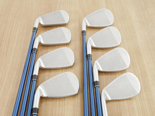 Iron set : Tsuruya : ชุดเหล็ก Tsuruya AXEL Dual Impact Z HM (หน้าเด้ง) มีเหล็ก 5-Pw,Aw,Sw (8 ชิ้น) ก้านกราไฟต์ Flex R