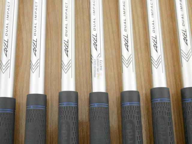 Iron set : Tsuruya : ชุดเหล็ก Tsuruya AXEL Dual Impact Z HM (หน้าเด้ง) มีเหล็ก 5-Pw,Aw,Sw (8 ชิ้น) ก้านกราไฟต์ Flex R