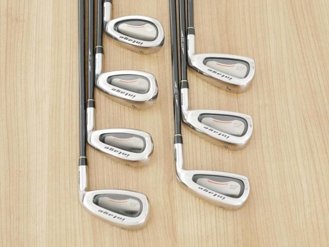 Iron set : Mizuno : ชุดเหล็ก Mizuno Intage Titanium (รุ่นท๊อป ใบใหญ่ ตีไกลมาก) มีเหล็ก 5-Pw,Sw (7 ชิ้น) ก้านกราไฟต์ Tour AD AD-75 Flex R