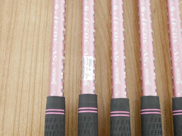 Lady club : All : ชุดเหล็ก Srixon GIE (ใบใหญ่ ตีง่าย) มีเหล็ก 7-Pw,Sw (5 ชิ้น) ก้านกราไฟต์ Flex L