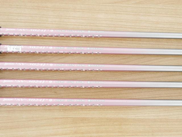 Lady club : All : ชุดเหล็ก Srixon GIE (ใบใหญ่ ตีง่าย) มีเหล็ก 7-Pw,Sw (5 ชิ้น) ก้านกราไฟต์ Flex L