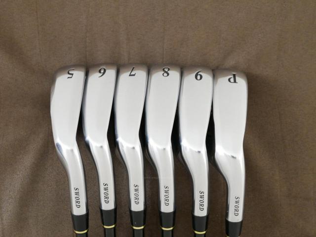 Iron set : Katana : ชุดเหล็ก Katana Sniper V (หน้าเด้ง ใบใหญ่ ตีง่าย) มีเหล็ก 5-Pw (6 ชิ้น) ก้านกราไฟต์ Flex SR