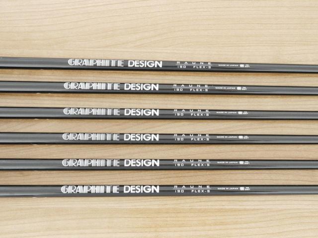 Iron set : Ping : ชุดเหล็ก Ping G440 (รุ่นล่าสุด ออกปี 2025 Japan Spec. ใบใหญ่ ง่าย ไกล) มีเหล็ก 6-W,U (6 ชิ้น) ก้านกราไฟต์ Graphite Design RAUNE i90 Flex S