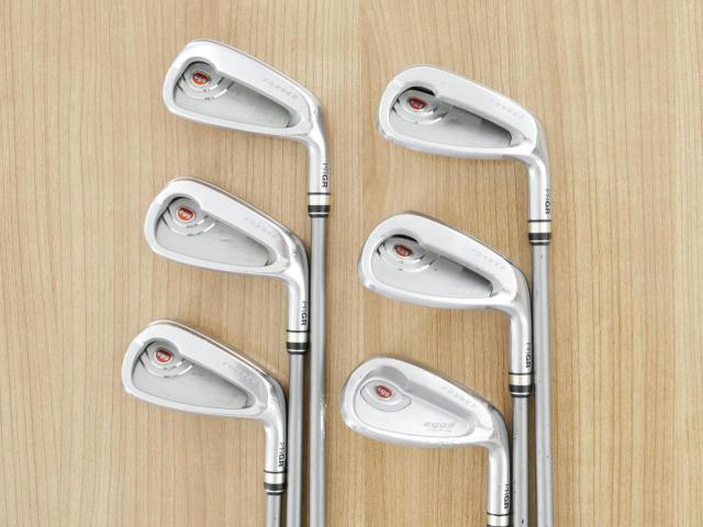 Iron set : PRGR : ชุดเหล็กกระเทย PRGR Egg PF Forged (รุ่นปี 2019 ตีง่ายและไกลมากๆ โกงสุดๆ) มีเหล็ก 7-Pw,Aw,As (6 ชิ้น) ก้านกราไฟต์ M-37 Flex R