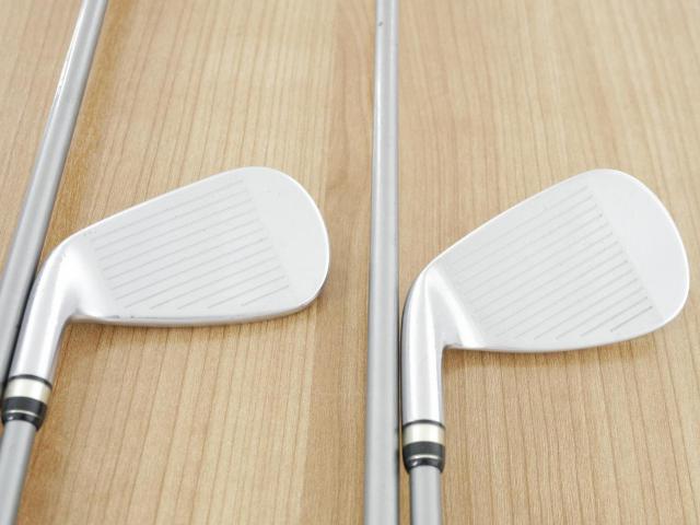 Iron set : PRGR : ชุดเหล็กกระเทย PRGR Egg PF Forged (รุ่นปี 2019 ตีง่ายและไกลมากๆ โกงสุดๆ) มีเหล็ก 7-Pw,Aw,As (6 ชิ้น) ก้านกราไฟต์ M-37 Flex R