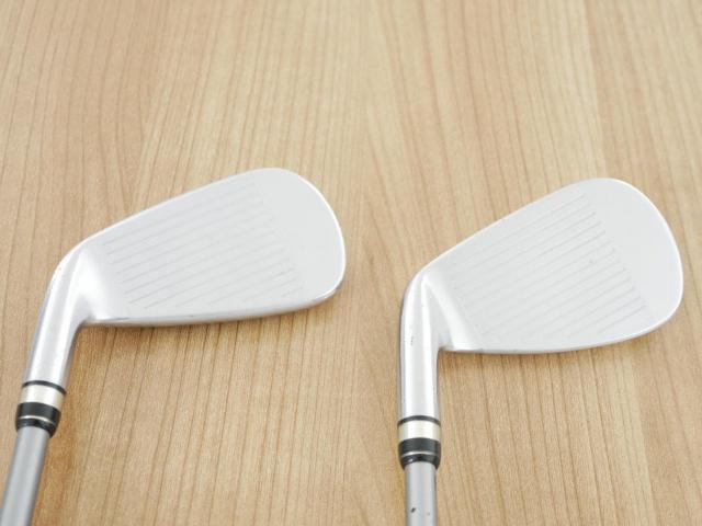 Iron set : PRGR : ชุดเหล็กกระเทย PRGR Egg PF Forged (รุ่นปี 2019 ตีง่ายและไกลมากๆ โกงสุดๆ) มีเหล็ก 7-Pw,Aw,As (6 ชิ้น) ก้านกราไฟต์ M-37 Flex R