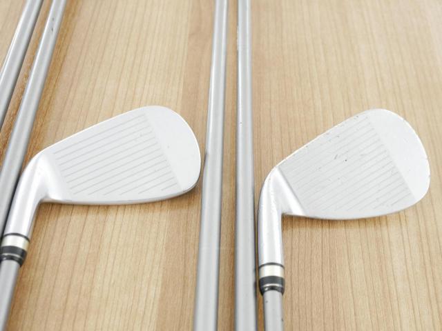 Iron set : PRGR : ชุดเหล็กกระเทย PRGR Egg PF Forged (รุ่นปี 2019 ตีง่ายและไกลมากๆ โกงสุดๆ) มีเหล็ก 7-Pw,Aw,As (6 ชิ้น) ก้านกราไฟต์ M-37 Flex R