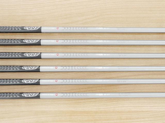 Iron set : PRGR : ชุดเหล็กกระเทย PRGR Egg PF Forged (รุ่นปี 2019 ตีง่ายและไกลมากๆ โกงสุดๆ) มีเหล็ก 7-Pw,Aw,As (6 ชิ้น) ก้านกราไฟต์ M-37 Flex R
