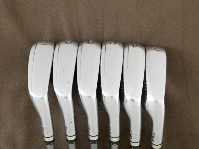 Iron set : PRGR : ชุดเหล็กกระเทย PRGR Egg PF Forged (รุ่นปี 2019 ตีง่ายและไกลมากๆ โกงสุดๆ) มีเหล็ก 7-Pw,Aw,As (6 ชิ้น) ก้านกราไฟต์ M-37 Flex R