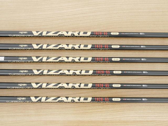 Iron set : Honma : ชุดเหล็ก Honma Tour World TR20P (ออกปี 2020) มีเหล็ก 6-11 (6 ชิ้น) ก้านกราไฟต์ Honma Vizard TR20-65 Flex S