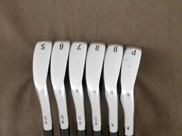 Iron set : Callaway : ชุดเหล็ก Callaway APEX Forged (ออกปี 2019) มีเหล็ก 5-Pw (6 ชิ้น) ก้านเหล็ก NS Pro ZELOS 8 Flex S